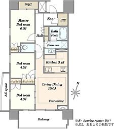 間取図画像 3LDK