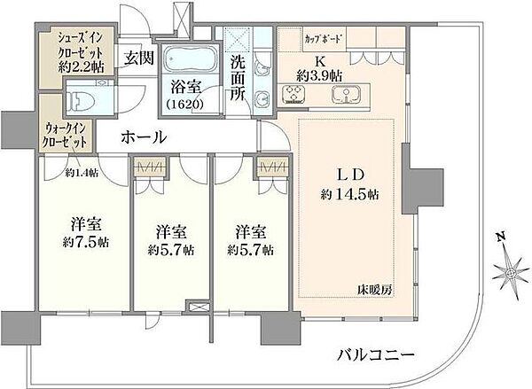 間取りを拡大表示