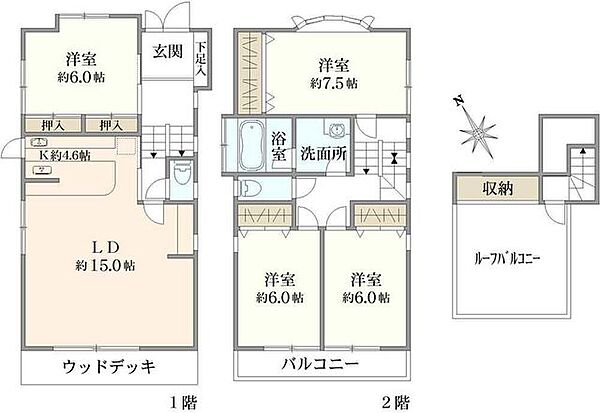 間取りを拡大表示