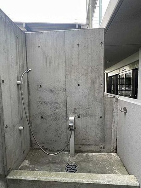 ペット足洗い場