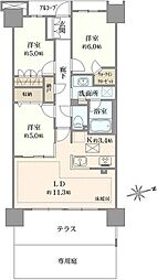 間取図画像 3LDK