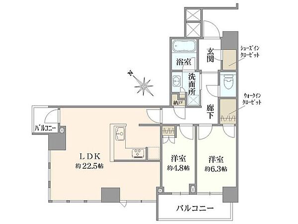 間取りを拡大表示