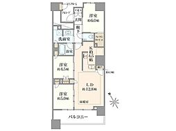 プラウドシティ日吉レジデンス3 3LDKの間取図画像