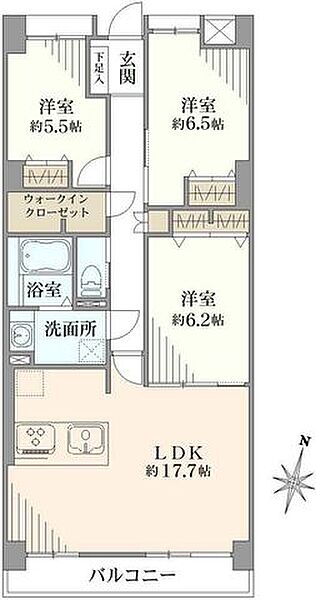 間取りを拡大表示