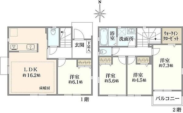間取りを拡大表示