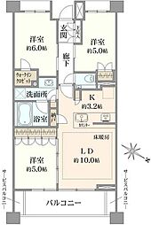 間取図画像 3LDK