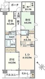 間取図画像 3LDK