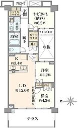 間取図画像 2SLDK