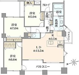 間取図画像 3LDK
