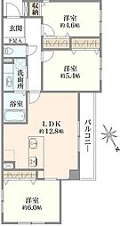 間取図画像 3LDK