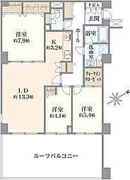 間取図画像 3LDK