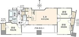 アトレフォルム横濱松ヶ丘 3LDKの間取図画像