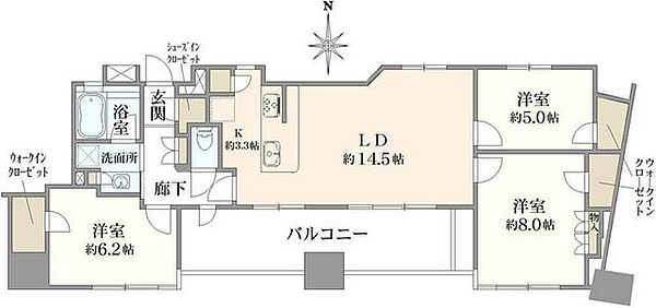 間取りを拡大表示