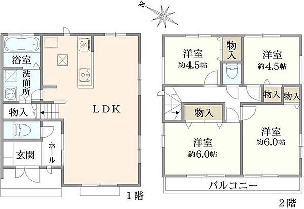 間取りを拡大表示