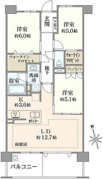 間取りを拡大表示