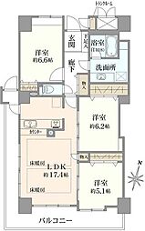 間取図画像 3LDK