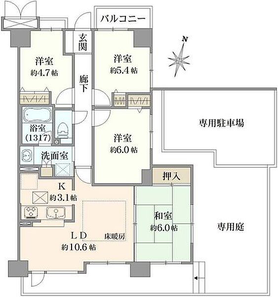 間取りを拡大表示