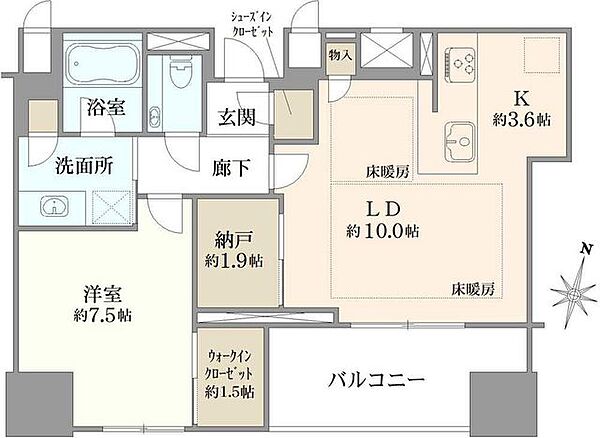間取りを拡大表示