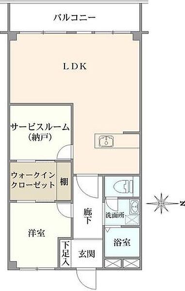 間取りを拡大表示