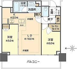 間取図画像 2SLDK