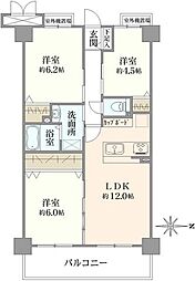 間取図画像 3LDK
