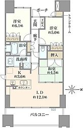 間取図画像 3LDK