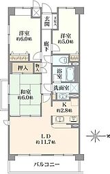 間取図画像 3LDK