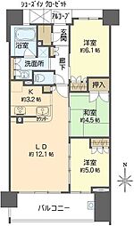 間取図画像 3LDK