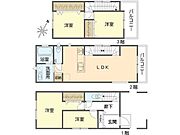 1F30.78m2（車庫面積別途あり）／2F37.26m2／3F25.51m2／延床面積93.55m2