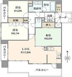 間取図画像 3LDK