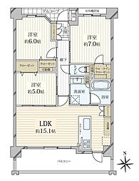 間取図画像 3LDK