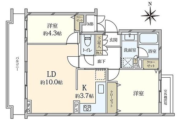 間取りを拡大表示