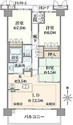 間取図画像 3LDK
