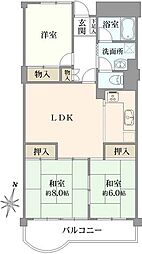 シティコーポ滝子通 3LDKの間取図画像