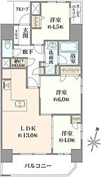 プレサンスロジェ栄三丁目 3LDKの間取図画像