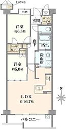 プレミスト一社 2LDKの間取図画像