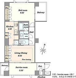 間取図画像 1SLDK
