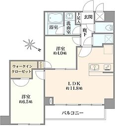 間取図画像 2DK