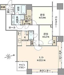 間取図画像 2SLDK