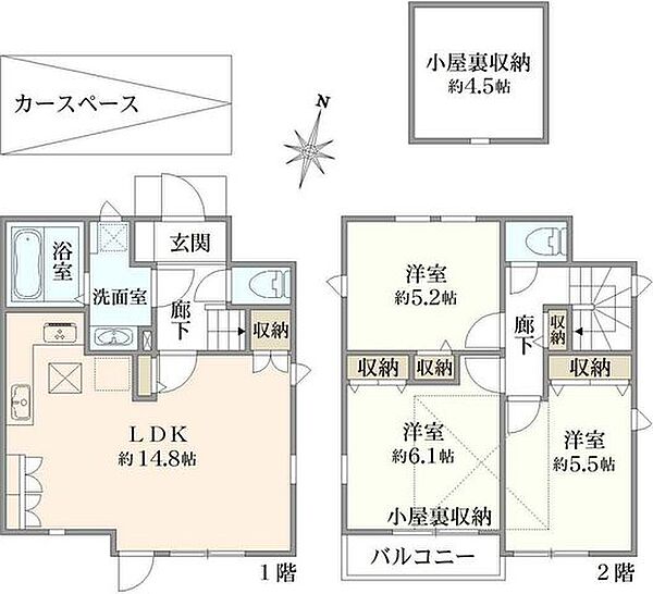 間取りを拡大表示