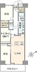 アンサンブル新中野 2SLDKの間取図画像