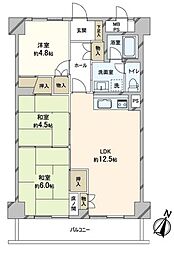 間取図画像 3LDK