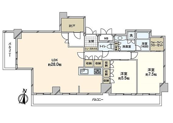 こちらが間取図...