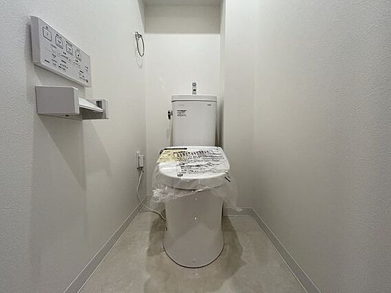 シンプルな内装...