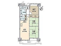 間取図画像 2SLDK