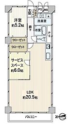 間取図画像 1SLDK