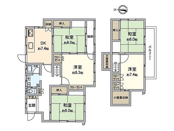 間取りを拡大表示