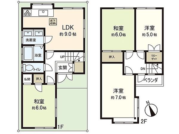 間取りを拡大表示