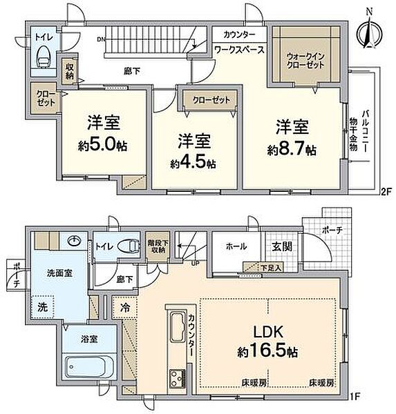 間取りを拡大表示
