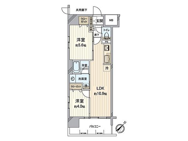 間取りを拡大表示